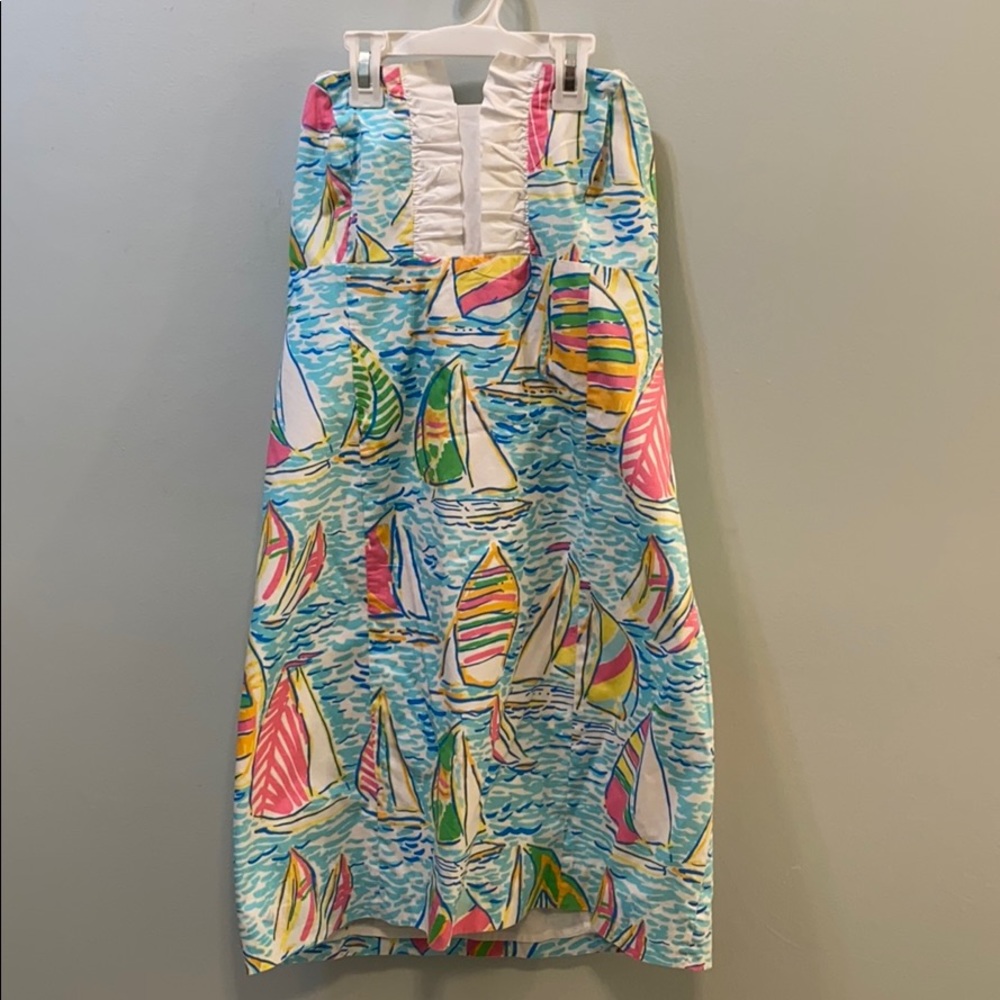 Lilly Pulitzer strapless dress